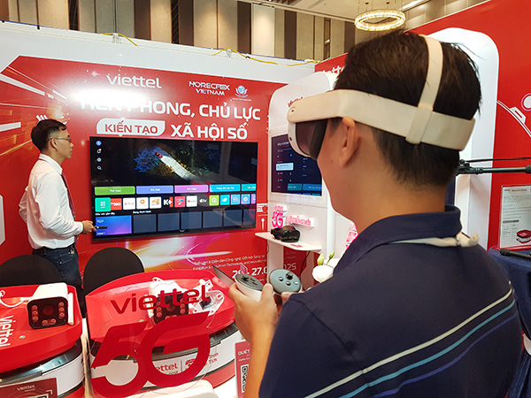 Trải nghiệm du lịch thực tế ảo tại Horecfex Việt Nam 2025.