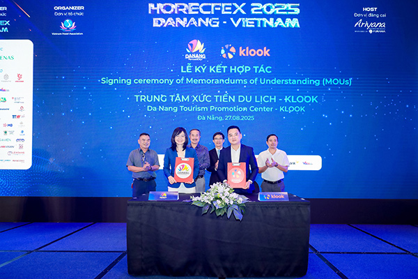 Trung tâm Xúc tiến du lịch Đà Nẵng ký kết hợp tác với các OTA quốc tế hàng đầu.