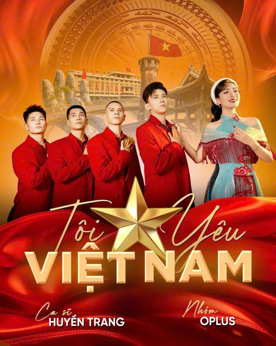 Lần đầu tiên Huyền Trang có sự kết hợp với nhóm Oplus.