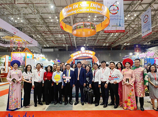 Ngành du lịch Đà Nẵng, Huế, Quảng Trị đồng hành tổ chức gian hàng chung "Miền di sản diệu kỳ" tại ITE HCMC 2025.