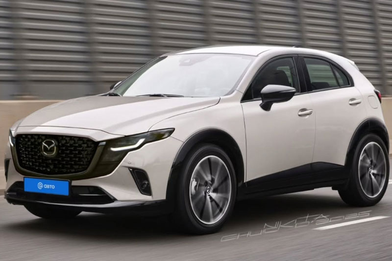 Hình ảnh phác thảo của Mazda CX-20.