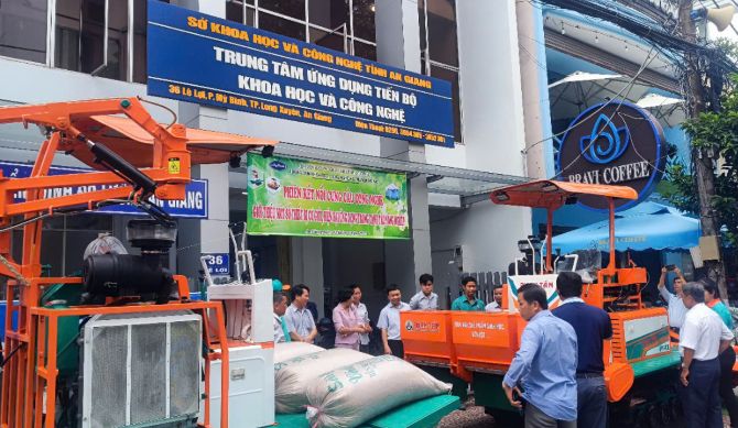 Sở Khoa học và Công nghệ tỉnh An Giang tổ chức kết nối cung cầu công nghệ, hỗ trợ doanh nghiệp. Ảnh: Báo An Giang