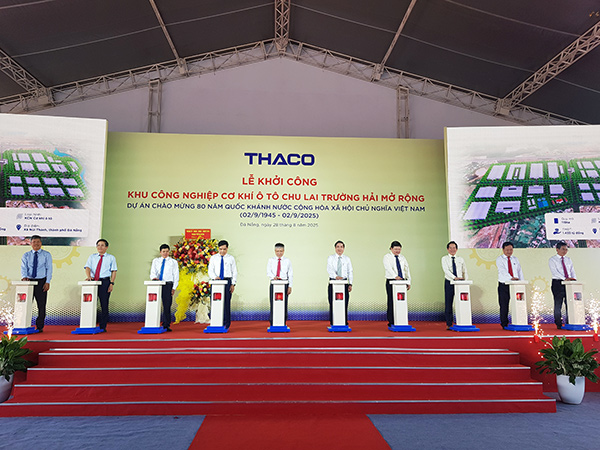 Khởi công KCN Cơ khí ô tô Chu Lai Trường Hải mở rộng (TP Đà Nẵng) tháng 8/2025.