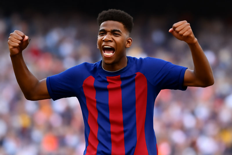 Lamine Yamal. Ảnh: ChatGPT.