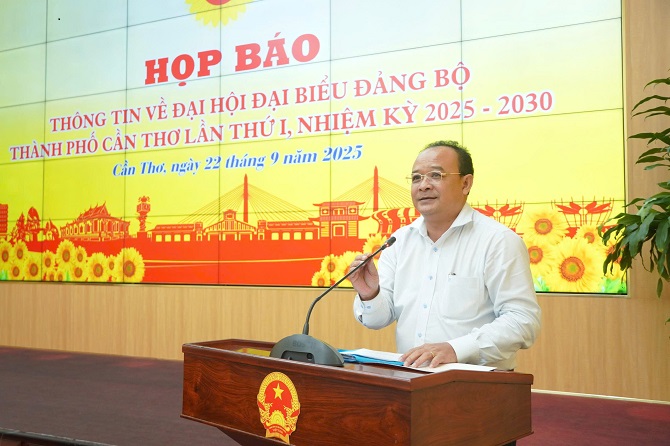 ông Nguyễn Ngọc Tâm - Trưởng Ban Tuyên giáo và Dân vận TP Cần Thơ 