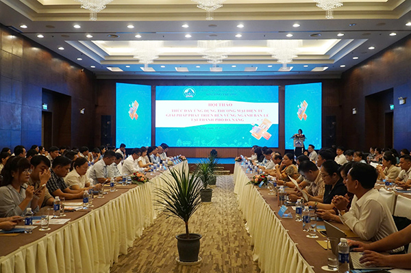 Hội thảo thúc đẩy ứng dụng TMĐT cho ngành bán lẻ do Sở Công Thương Đà Nẵng tổ chức sáng ngày 24/9.