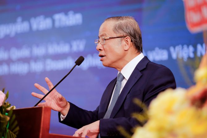 Ông Nguyễn Văn Thân, Chủ tịch Hiệp hội Doanh nghiệp vừa và nhỏ.