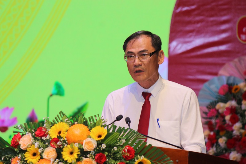 Ông Nguyễn Minh Thảo - Phó Giám đốc Sở Khoa học và Công nghệ Gia Lai, trình bày tham luận.