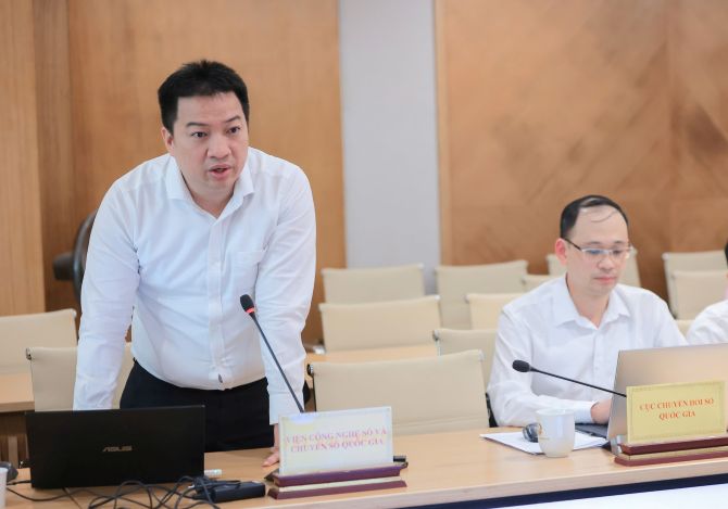 Ông Hồ Đức Thắng - Viện trưởng Viện Công nghệ số và Chuyển đổi số Quốc gia.