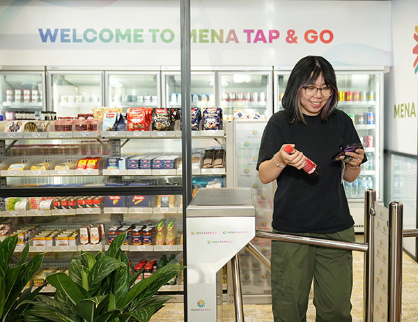 Cửa hàng tự động MENA TAP & GO được đưa vào hoạt động ngày 26/9.