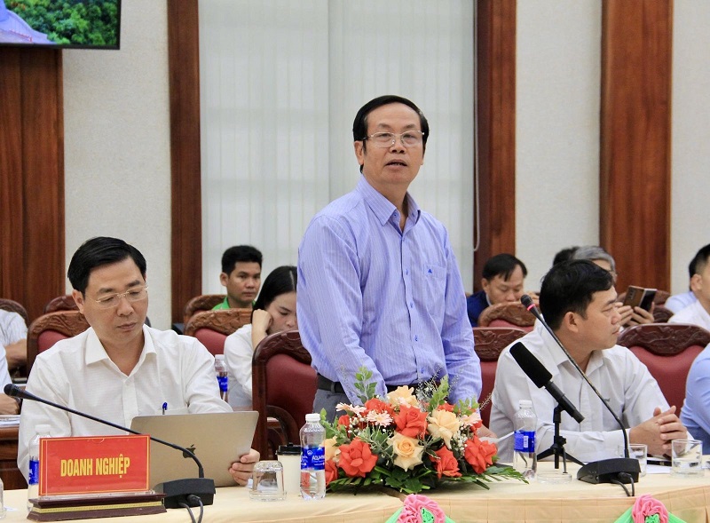 Đại diện doanh nghiệp nêu nhiều kiến nghị, khó khăn, vướng mắc cần được tháo gỡ.