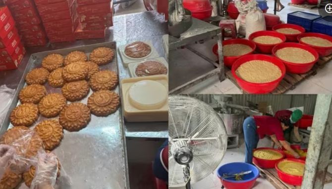 Hình ảnh một cơ sở vi phạm. Ảnh: VOV