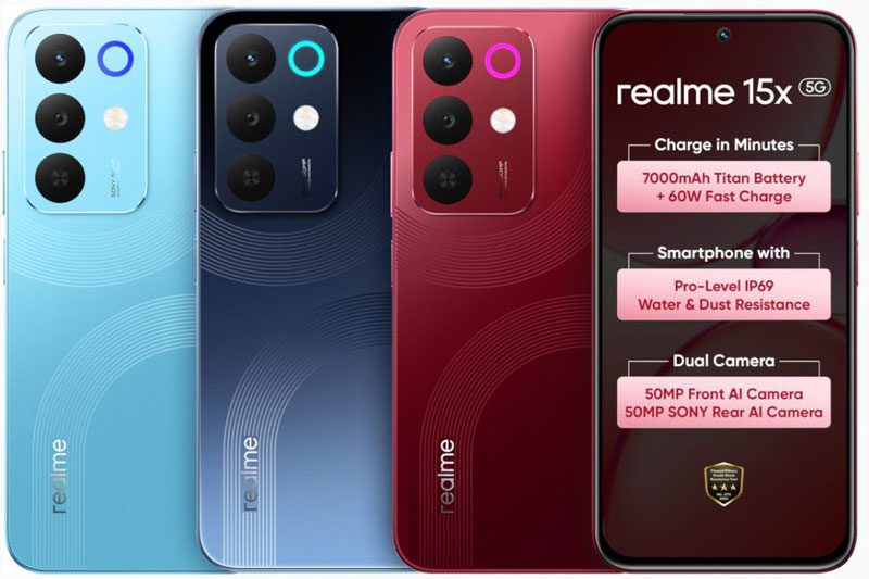 Realme 15X 5G.