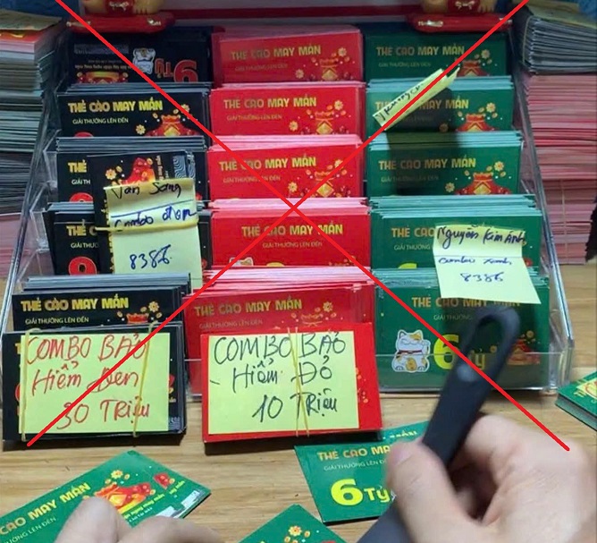 +ảnh 1: Livestream “xổ số cào trúng thưởng” thật chất là lừa đảo.