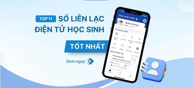 nhiều trường học đã áp dụng “Sổ liên lạc điện tử” giúp phụ huynh thuận tiện theo dõi kết quả học tập