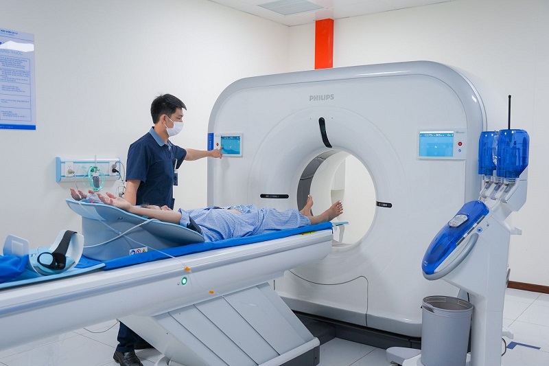 Bệnh viện Hùng Vương Gia Lai đầu tư hệ thống thiết bị hiện đại để giúp bác sĩ phát hiện sớm và chính xác các bệnh lý tiêu hóa cho người bệnh.