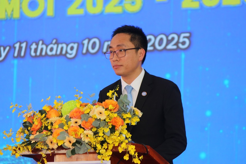 TS Tô Bá Lâm - tân Hiệu trưởng Trường Đại học Quang Trung, chia sẻ định hướng phát triển nhà trường.