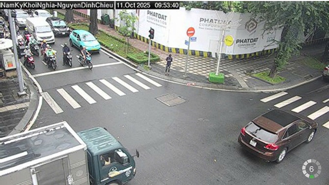 +ảnh 1: Camera giám sát được lắp đặt tại giao lộ Nam Kỳ Khởi Nghĩa – Nguyễn Đình Chiểu.