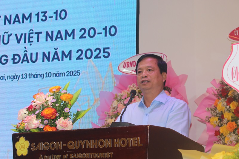 ông Nguyễn Tuấn Thanh – Phó Chủ tịch Thường trực UBND tỉnh Gia Lai, phát biểu tại buổi lễ. 