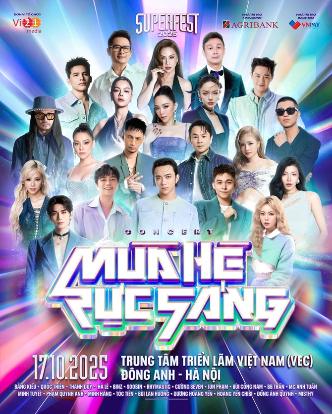 SUPERFEST 2025 sẽ chính thức trở lại vào ngày 17/10/2025 tại Trung tâm Triển lãm Đông Anh, Hà Nội