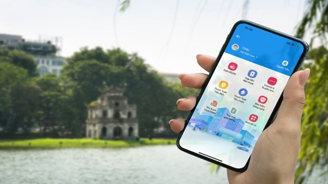 Tiện ích thanh toán tích hợp trên ứng dụng iHanoi.