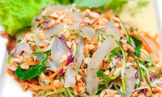 Gỏi cá đục. Ảnh: Internet