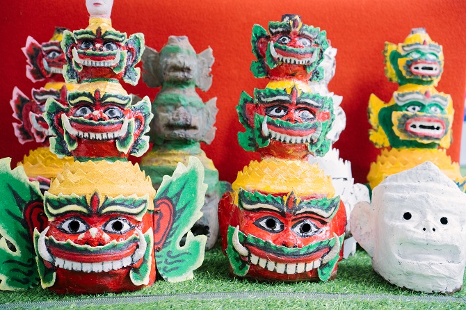 +ảnh 3-6: Mão, mặt nạ của người Khmer được đưa vào danh mục di sản văn hóa phi vật thể quốc gia.