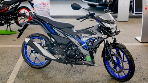 Cận cảnh Suzuki Satria F150 2025 vừa ra mắt tại Việt Nam, cạnh tranh với Yamaha Exciter