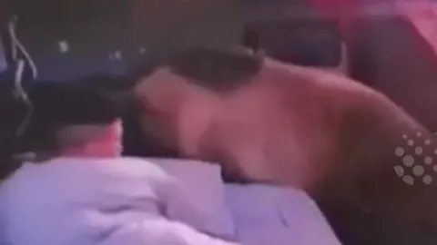 CLIP: Đang ngủ thì tỉnh dậy vì tiếng động lạ, người đàn ông có màn xử trí cực 'đỉnh' khi phát hiện gấu nâu cách 25cm