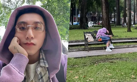 Sơn Tùng hẹn fan cafe bệt Nhà thờ Đức Bà, tư thế "gục ngã" trên ghế của nam ca sĩ gây bão mạng xã hội