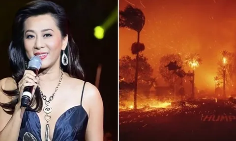 MC Kỳ Duyên định đào vàng và vài lọ kim cương chôn trong nhà khi tháo chạy khỏi đám cháy ở Califonia