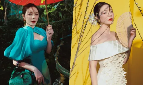 Lý Nhã Kỳ - Mỹ nhân áo dài Tết tỏa sáng trước thềm Tết Ất Tỵ