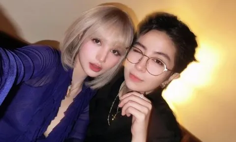 Xoài Non như 'búp bê lai Tây' xuất hiện hạnh phúc bên Gil Lê, kèm dòng trạng thái: 'Yêu lắm hành trình này bên anh'