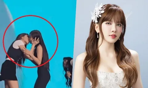 Màn 'khóa môi' chấn động của Thiều Bảo Trâm với một 'chị đẹp' khiến dân tình rần rần