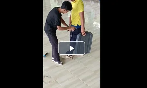 'Nín thở' xem màn giải cứu giáo viên khi đang giảng dạy 