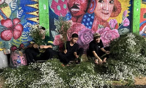 Đi chợ hoa Rawa Belong 24h ở Jakarta