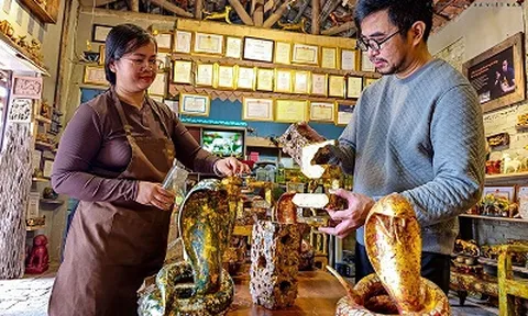 Nghệ nhân trẻ xứ Đoài với những linh vật rắn
