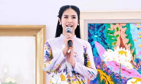 Ngọc Hân dành nhiều tâm huyết cho triển lãm áo dài tại Dubai