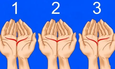 Đặt đường tình duyên hai tay cạnh nhau để biết mình khi yêu thế nào?