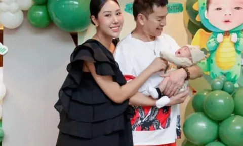 Vợ trẻ kém 37 tuổi của nghệ sĩ Quang Minh gây sốt với sắc vóc rạng rỡ sau sinh, visual đỉnh cỡ này