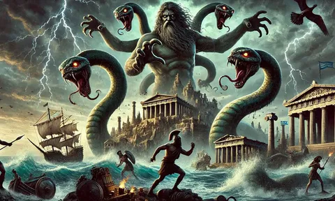 Quái vật rắn kinh hoàng nhất thần thoại Hy Lạp, hạ gục cả thần Zeus