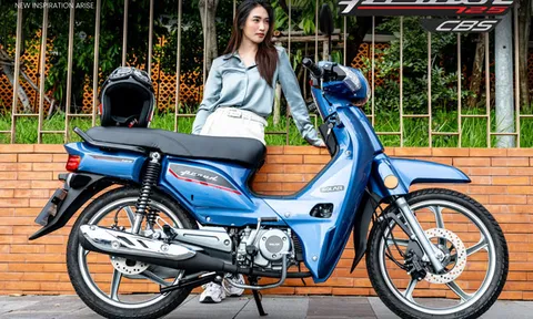 ‘Vua xe số’ Thái Lan động cơ 125cc, thiết kế ‘nhái’ Honda Dream, trang bị nhỉnh hơn Future, giá gần 34 triệu đồng