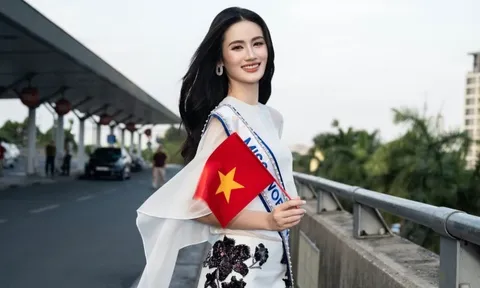 Hoa hậu Ý Nhi mang hơn 160 kg hành lý đến Ấn Độ thi Miss World