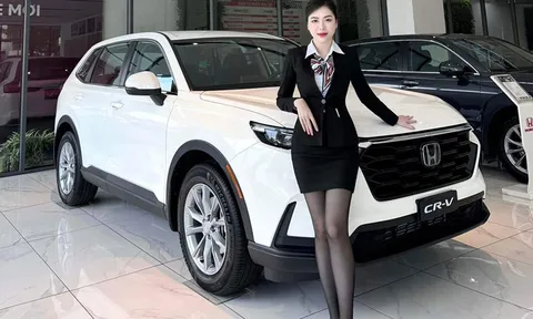 Giá lăn bánh Honda CR-V ‘cực dễ chịu’ đầu tháng 5/2025, sẵn sàng thách thức ‘ngôi vương’ doanh số của Mazda CX-5