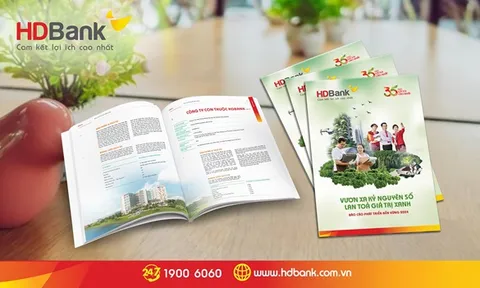 Báo cáo phát triển bền vững HDBank 2024: “Vươn xa kỷ nguyên số - Lan tỏa giá trị xanh” 