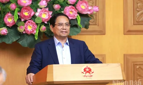 Thủ tướng Phạm Minh Chính làm việc với Ban Nghiên cứu phát triển kinh tế tư nhân