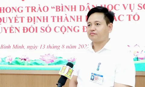 Xã Bình Minh phát động phong trào 'bình dân học vụ số' 