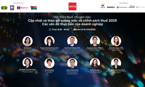 Dàn diễn giả hàng đầu tại chuỗi hội thảo gỡ vướng về chính sách thuế 2025