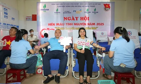 Lọc hóa dầu Bình Sơn tổ chức 'Ngày hội hiến máu tình nguyện năm 2025'