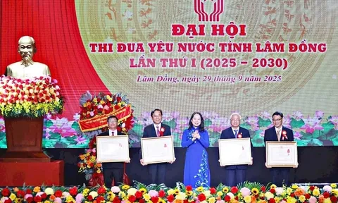 Doanh nghiệp Lâm Đồng được tôn vinh điển hình thi đua yêu nước